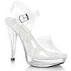 Fabulicious - COCKTAIL507 Sandale à bride à la cheville - Transparent Product image